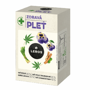 LEROS Bylinný čaj Zdravá pleť - nálev. sáčky (20 x 1,5 g) - pročistí a rozzáří pleť