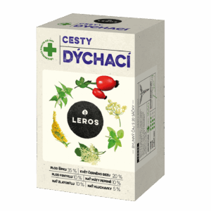 LEROS Bylinný čaj Cesty dýchací - nálev. sáčky (20 x 1,5 g) - posílí obranyschopnost a uvolní dýchací cesty