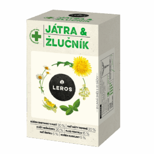 LEROS Bylinný čaj Játra & žlučník - nálev. sáčky (20 x 1,5 g) - harmonizace trávení