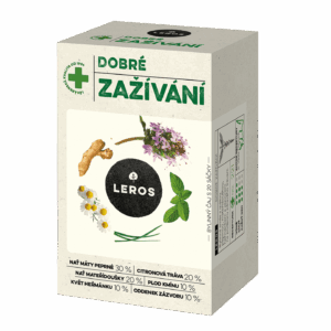 LEROS Bylinný čaj Dobré zažívání - nálev. sáčky (20 x 1,5 g) - pro zdravé a klidné trávení