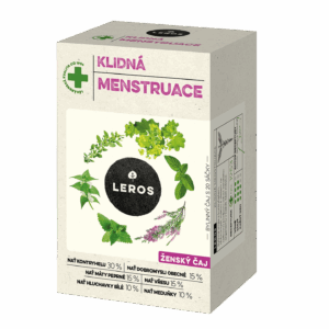 LEROS Bylinný čaj Klidná menstruace - nálev. sáčky (20 x 1,5 g) - pro menstruační komfort