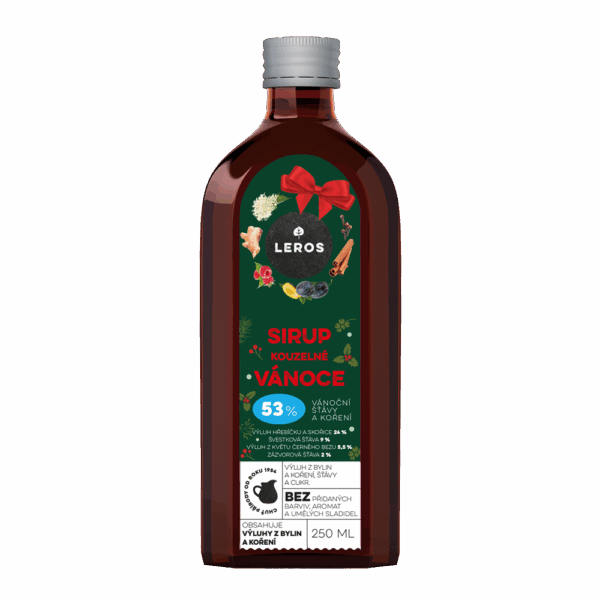 LEROS Sirup Kouzelné Vánoce (250 ml) - mnohostranné použití