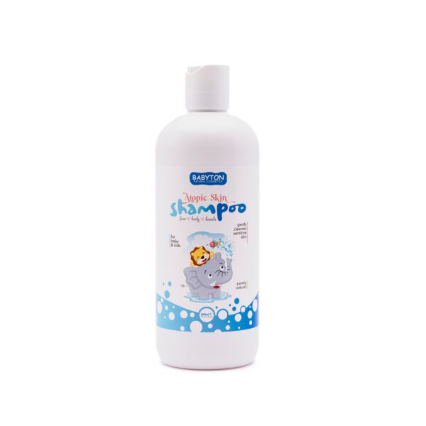 Babyton Dětský sprchový gel a šampon na vlasy 2v1 ATOPIK (400 ml) - s měsíčkem lékařským a aloe vera