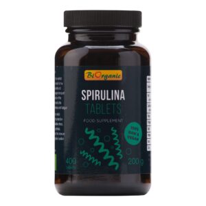 Spirulina 400 tablet 200 g BIO   BIORGANIC