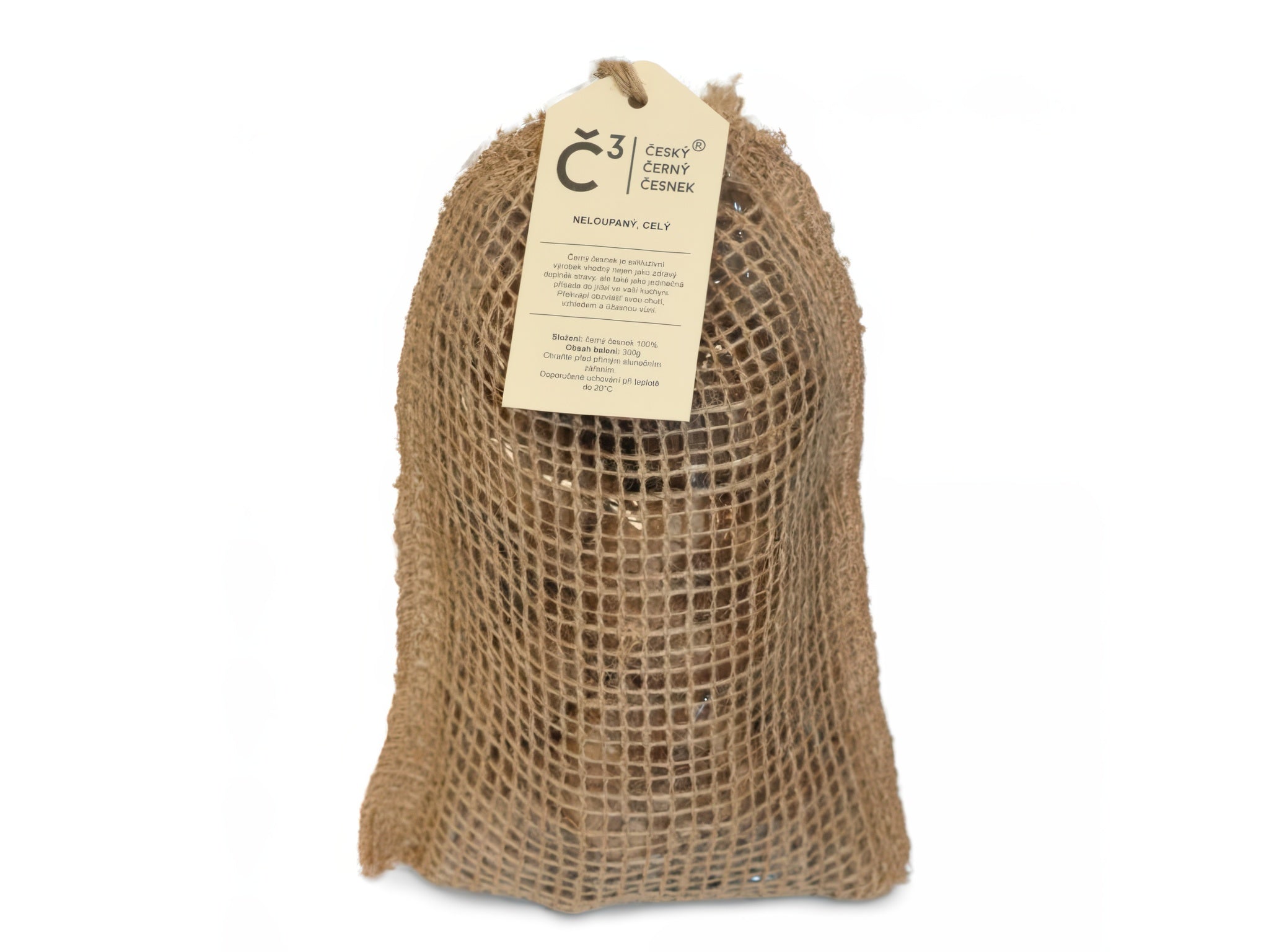 Česnek černý český neloupaný 300 g   BLACK GARLIC