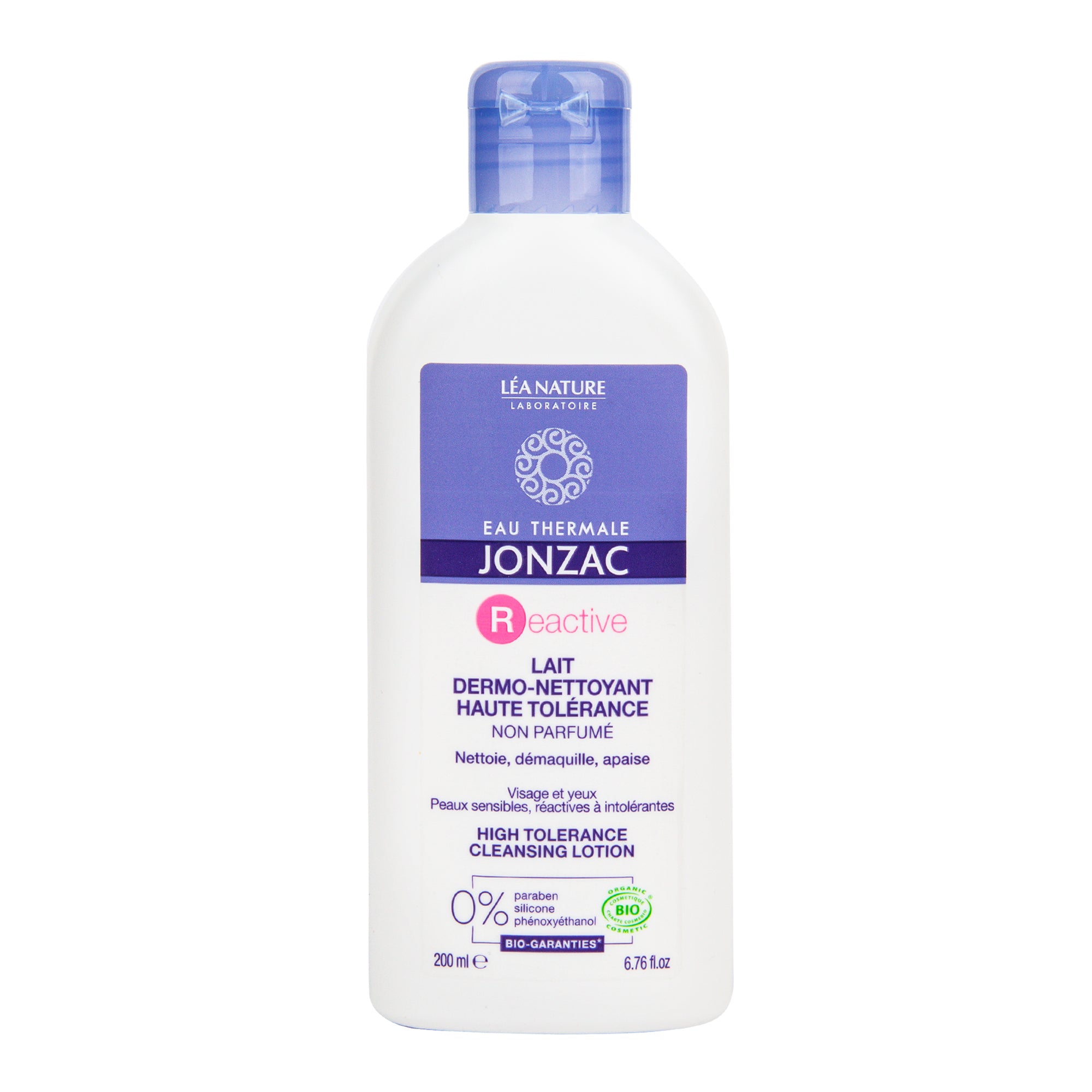 Mléko dermo-čisticí pro intolerantní a reaktivní pleť REACTIVE 200 ml BIO   JONZAC
