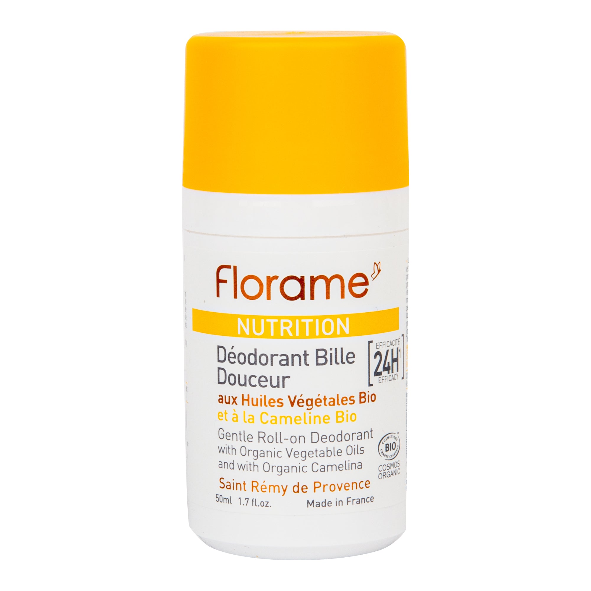 Deodorant přírodní kuličkový 24h efekt Nutrition 50 ml BIO  FLORAME