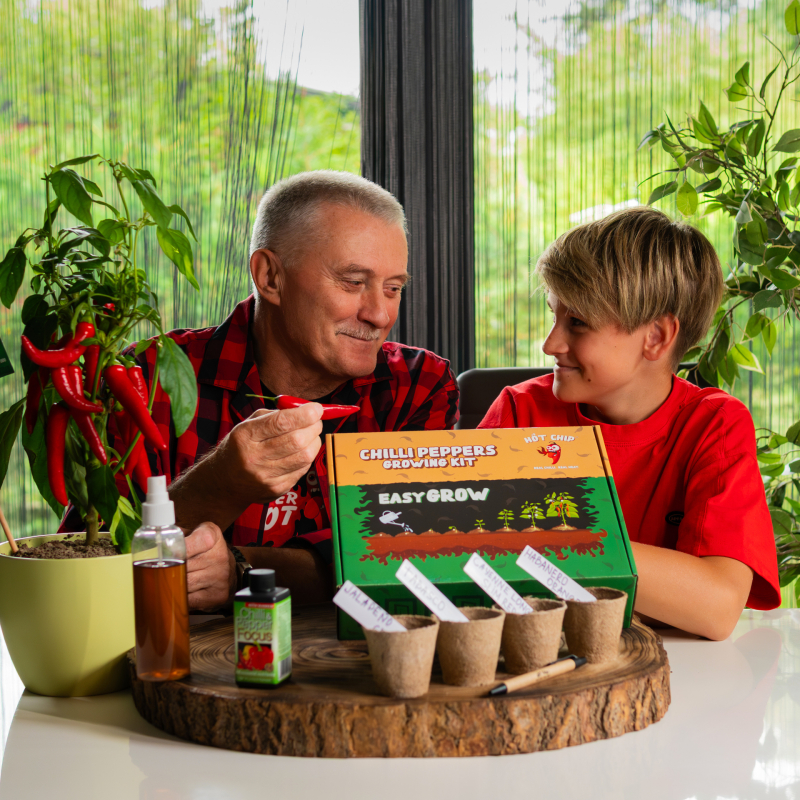 Dárková sada na pěstování chilli papriček - Easy Grow - Obrázek 5