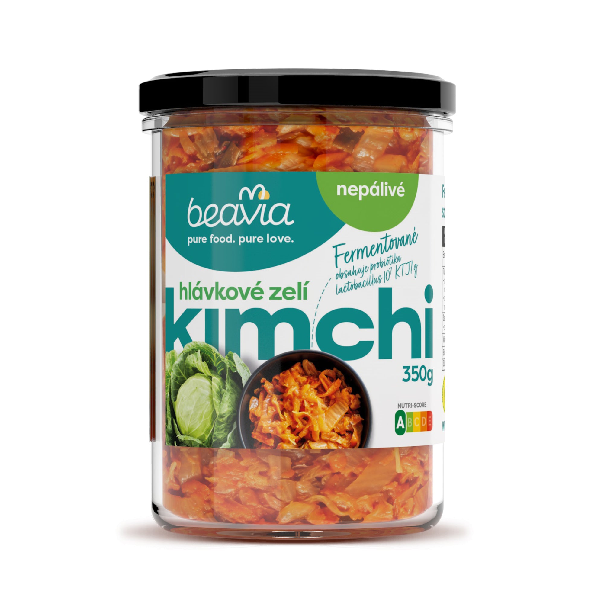 Kimchi s bílým hlávkovým zelím nepálivé 350 g   I LOVE HUMMUS/BEAVIA