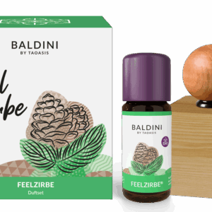 TAOASIS Baldini Aroma set FeelPine BIO (10 ml) - dřevěná dekorace jako difuzér