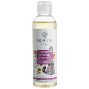 Nobilis Tilia Dětský mycí olej na zadečky Míša (200 ml) - pro zadečky bez opruzenin