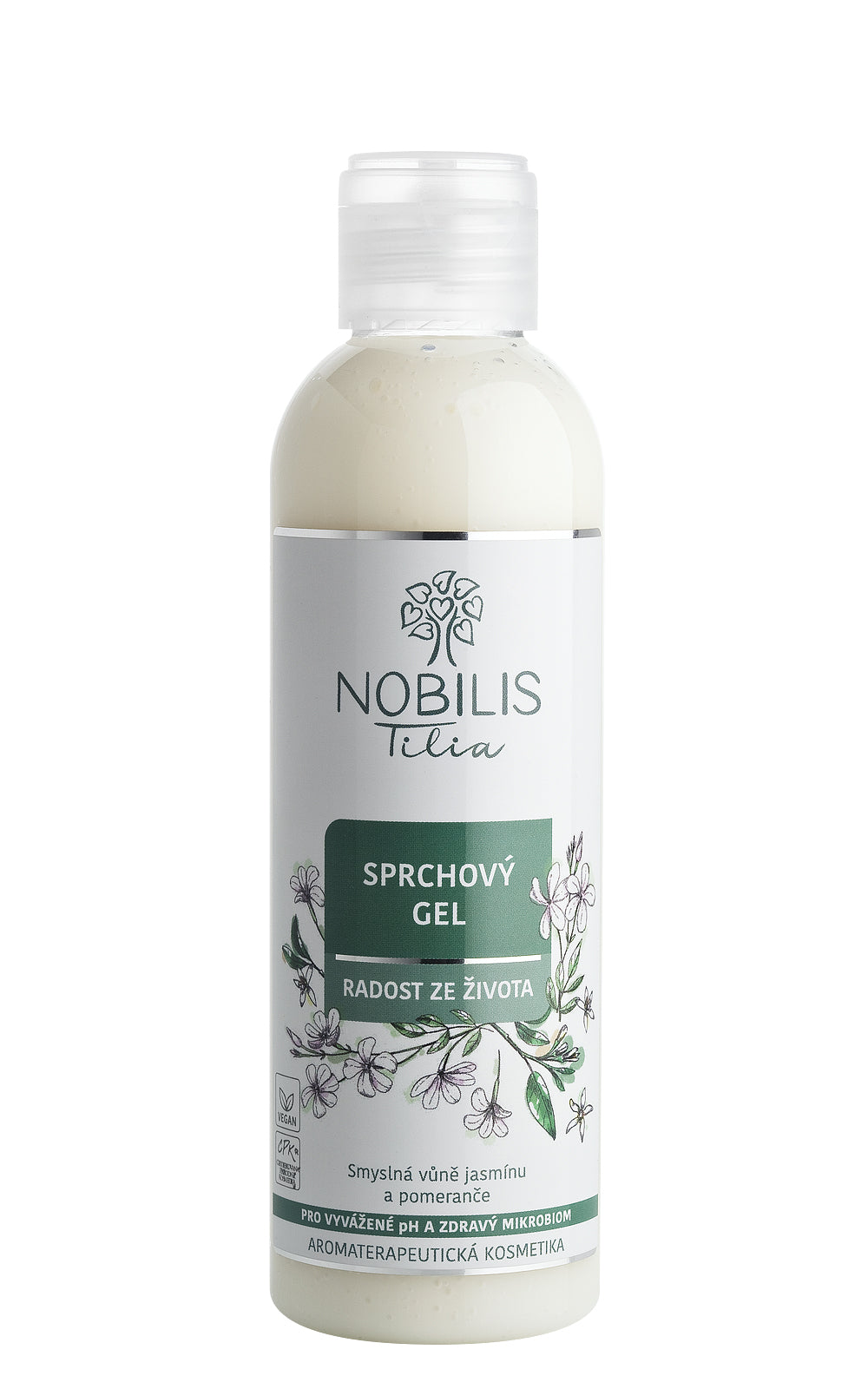 Nobilis Tilia Sprchový gel Radost ze života (200 ml) - s bio slunečnicovým olejem, cpk
