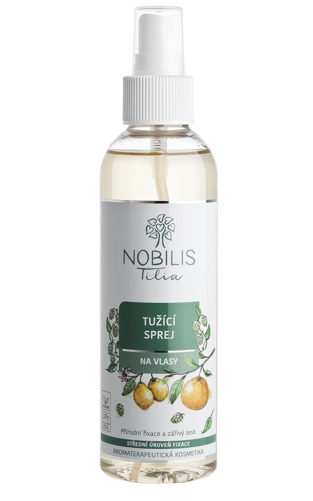 Nobilis Tilia Tužící sprej na vlasy (200 ml) - s myrhou a pivem, cpk