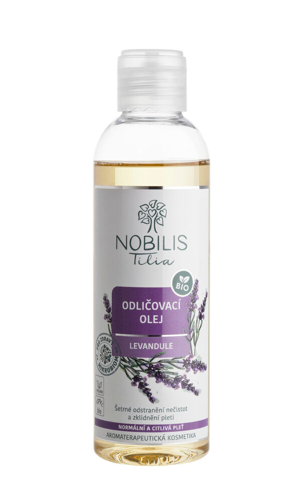 Nobilis Tilia Odličovací olej Levandule BIO (200 ml) - pro normální a smíšenou pleť