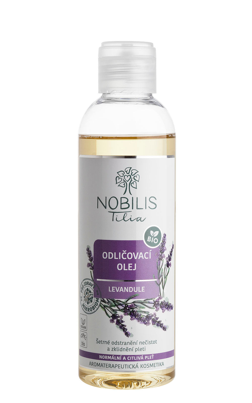 Nobilis Tilia Odličovací olej Levandule BIO (200 ml) - pro normální a smíšenou pleť