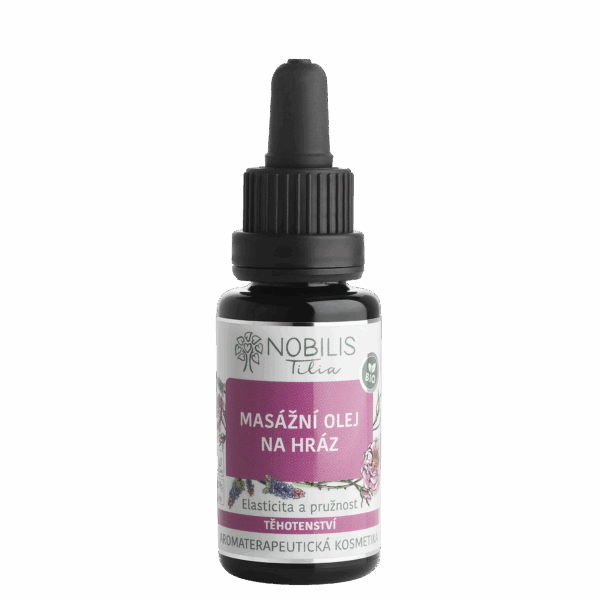 Nobilis Tilia Masážní olej na hráz BIO (20 ml) - pro dostatečné uvolnění tkáně