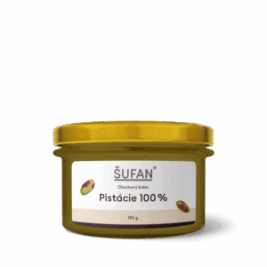 Šufan Pistáciové máslo 100% - 190 g - prvotřídní kvalita bez cukru