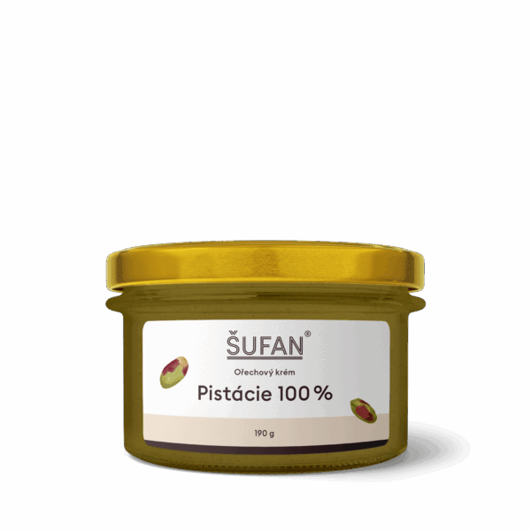 Šufan Pistáciové máslo 100% - 190 g - prvotřídní kvalita bez cukru