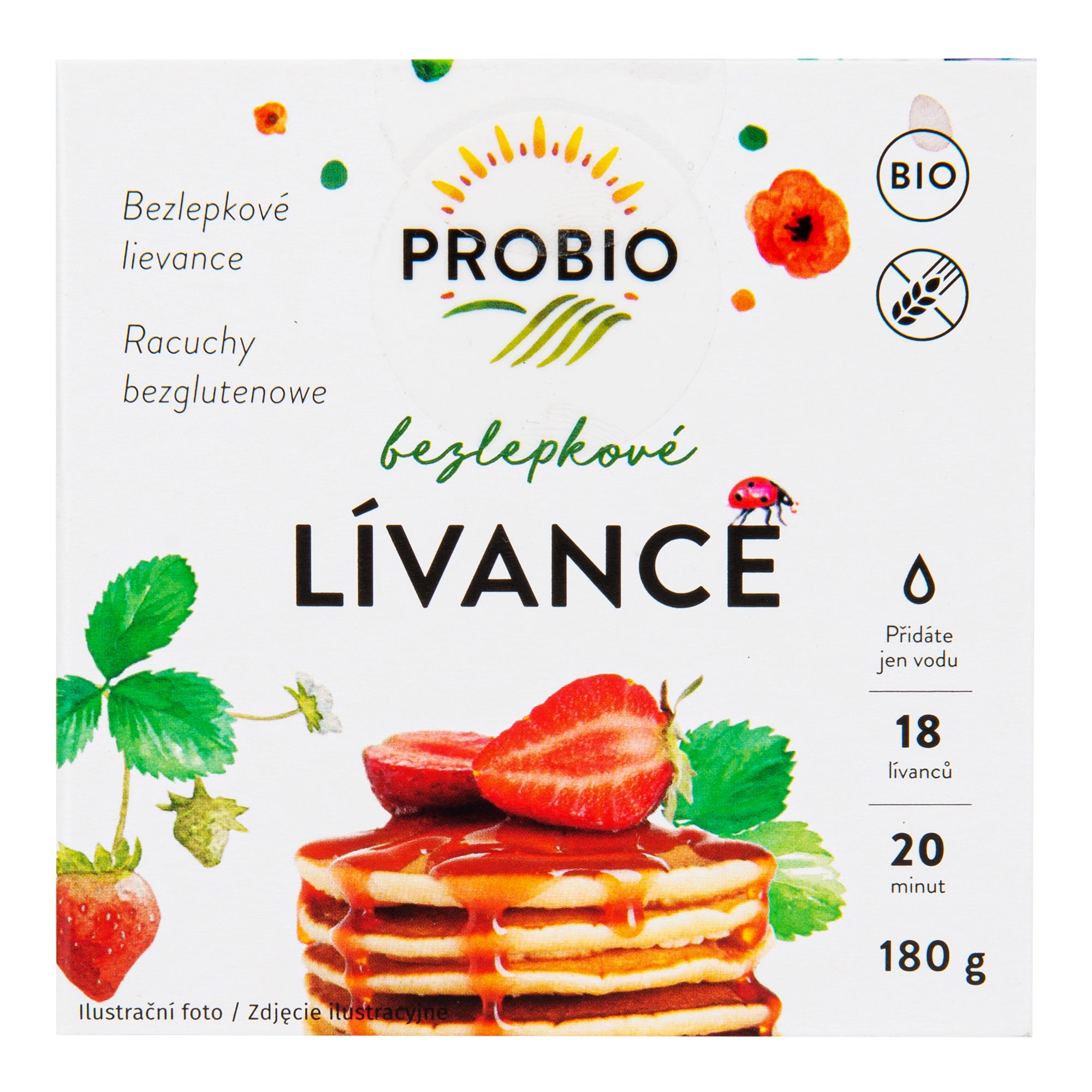 PROBIO Lívance bezlepkové BIO (180 g)