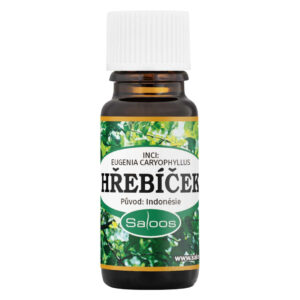 Saloos Esenciální olej Hřebíček (10 ml) - prohřívá a ulevuje od napětí