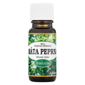Saloos Esenciální olej Máta peprná (10 ml) - podporuje koncentraci a dýchací cesty