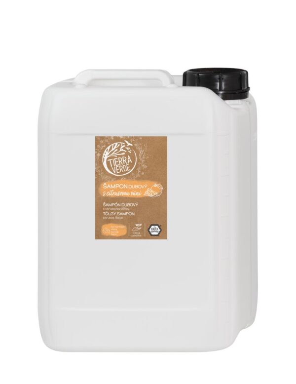 Tierra Verde Šampon dubový s citrusovou vůní - 5 l - pro celou rodinu