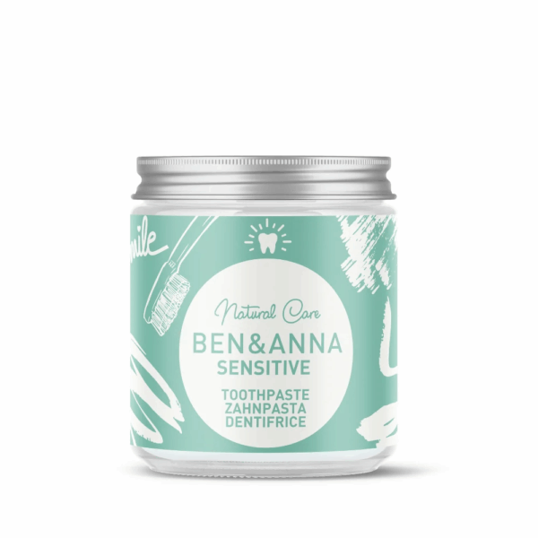 Ben & Anna Zubní pasta pro citlivé zuby Sensitive (100 ml) - bez obsahu fluoridu - Obrázek 2