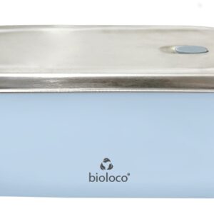 Bioloco Nerezový svačinový box (800 ml) - Světle modrý - lehký, perfektně těsní