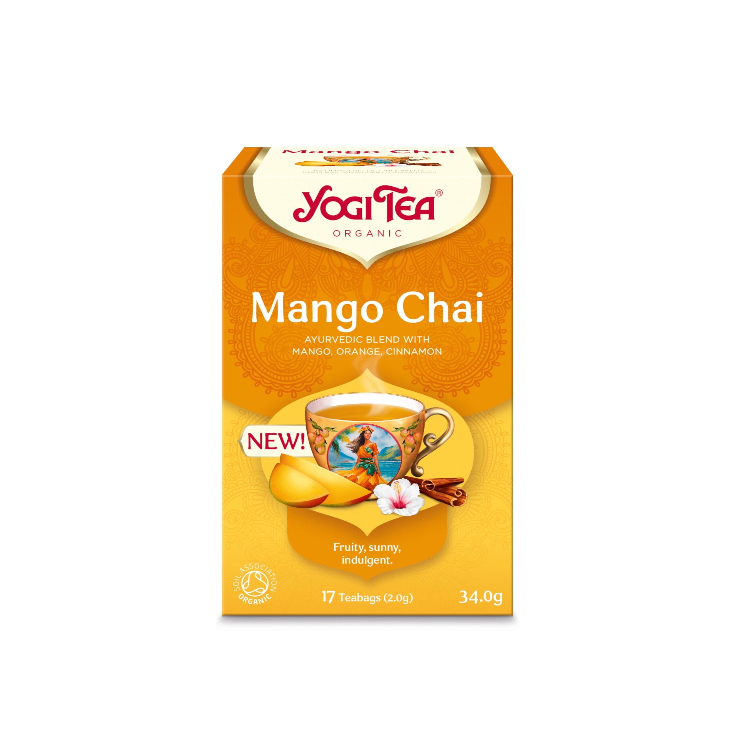Yogi Tea Čaj Mango Chai BIO - nálev. sáčky (17 x 2 g)
