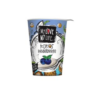 Zakysaný kokosový Borůvka 180 g BIO   MY LOVE MY LIFE