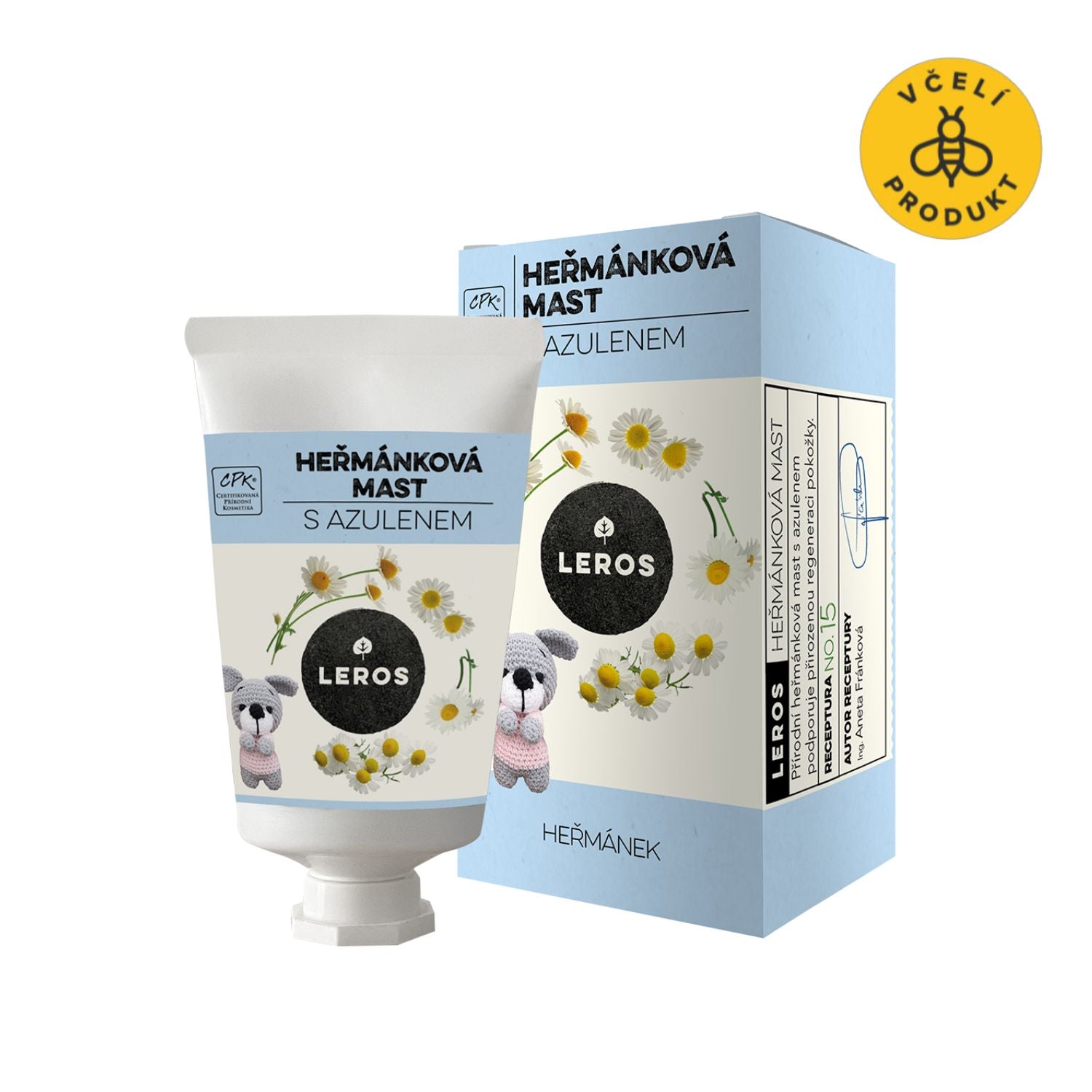 LEROS Heřmánková mast s azulenem (30 ml) - pro děti i dospělé - Obrázek 2