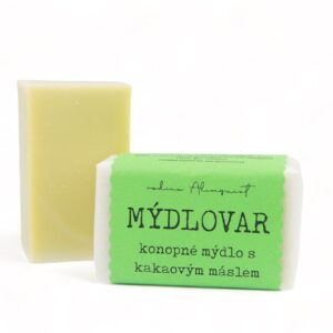Mýdlovar Konopné mýdlo s kakaovým máslem - 120 g - i pro suchou a problematickou pokožku