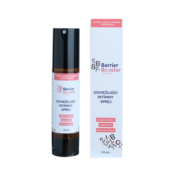 Kvitok Barrier Booster Osvěžující intimní sprej (50 ml) - udržuje přirozené ph 4.5 - Obrázek 2