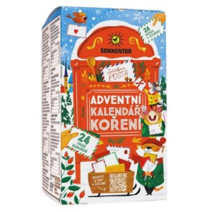 Sonnentor Adventní kalendář® koření BIO - poznávací sada (24 ks) - okoření čekání na ježíška