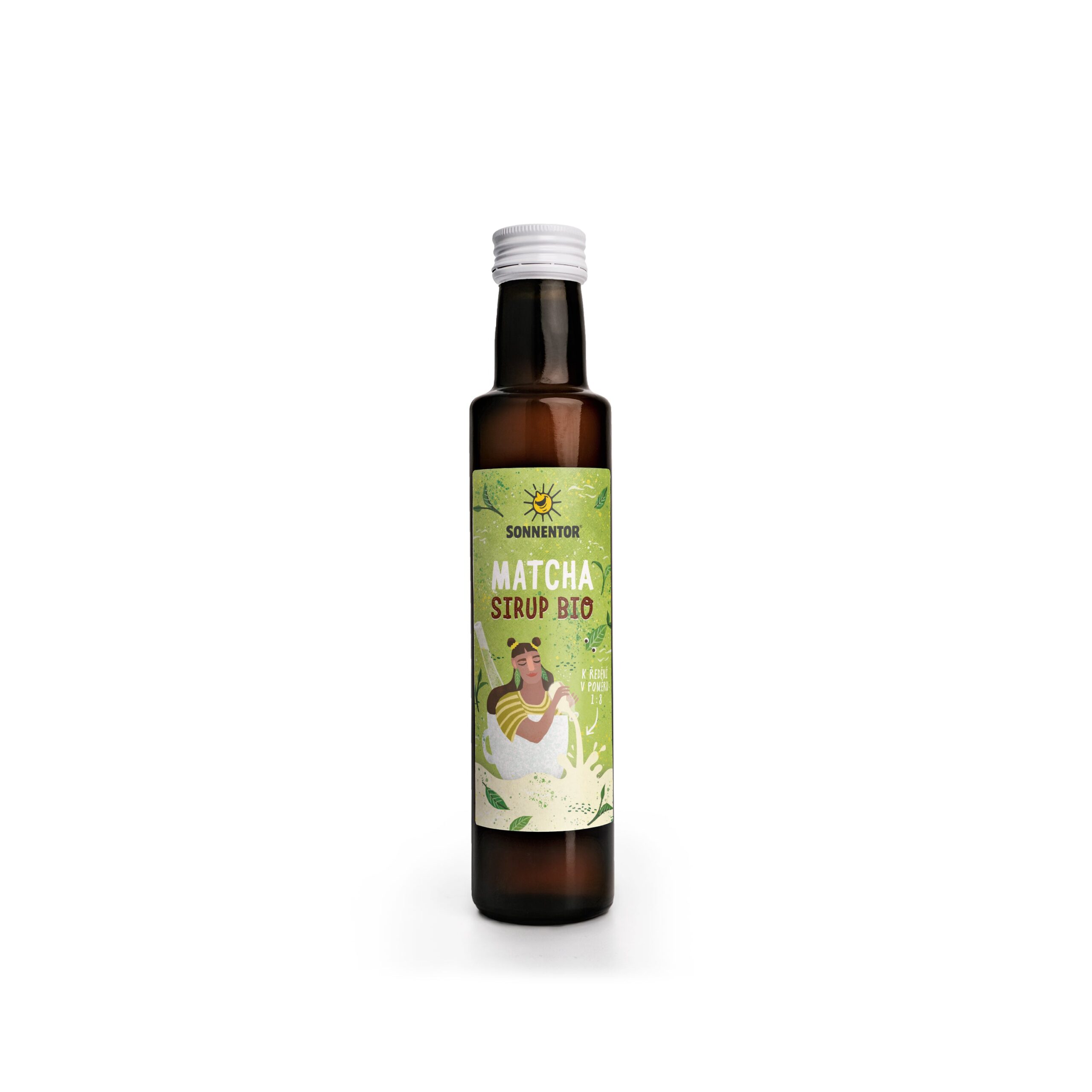 Sonnentor Sirup BIO - Matcha (250 ml) - na přípravu matcha latte