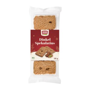 Sušenky špaldové s vánočním kořením 150 g BIO   ROSENGARTEN