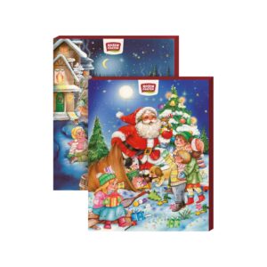 Kalendář adventní z mléčné čokolády 75 g BIO   ROSENGARTEN