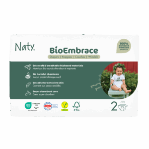 Naty BioEmbrace Ekoplenky Mini - vel. 2 (3 - 6 kg) (33 ks) - s vylepšenou funkčností