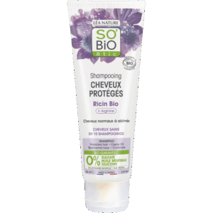 SO’BiO étic Šampon ochranný s ricinem a argininem BIO (250 ml) - pro normální až poškozené vlasy