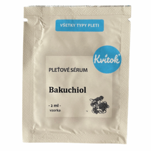 Kvitok Pleťové sérum - Bakuchiol - vzorek (2 ml) - redukuje jemné vrásky