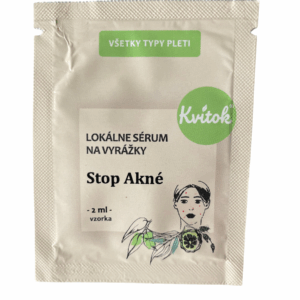 Kvitok SOS Lokální sérum STOP Akné - vzorek (2 ml) - spolehlivý pomocník