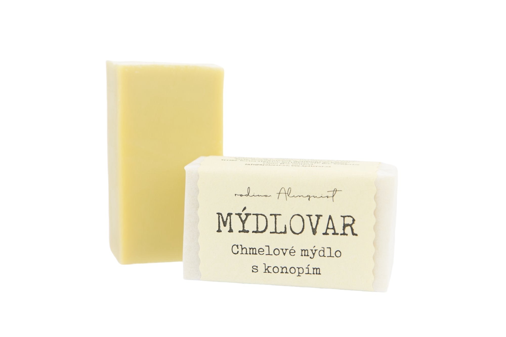 Mýdlovar Chmelové mýdlo s konopím - 120 g - i pro citlivou a problematickou pokožku