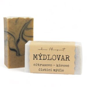Mýdlovar Citrusovo-kávové čisticí mýdlo (60 g) - s jemným peelingem