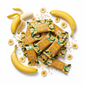 Lifefood Zvýhodněná sada 13 + 2 tyčinky zdarma - Lifebar Oat Snack Banana Dream BIO (15 x 40 g) - nutričně vyvážené svačinky