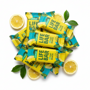 Lifefood Zvýhodněná sada 13 + 2 tyčinky zdarma - Lifebar Oat Snack Citron BIO (15 x 40 g) - nutričně bohaté svačinky