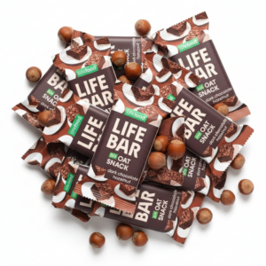 Lifefood Zvýhodněná sada 13 + 2 tyčinky zdarma - Lifebar Oat Snack Dark Chocolate Hazelnut BIO (15 x 40 g) - nutričně bohaté svačinky