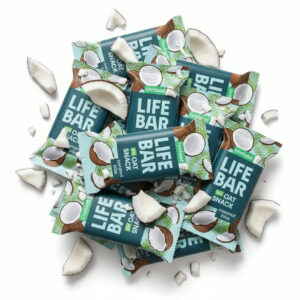 Lifefood Zvýhodněná sada 13 + 2 tyčinky zdarma - Lifebar Oat Snack Coconut Bliss BIO (15 x 40 g) - nutričně bohaté svačinky