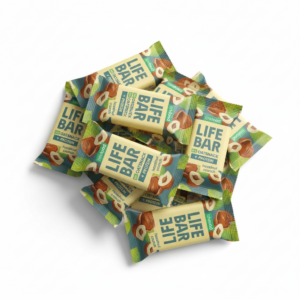 Lifefood Zvýhodněná sada 13 + 2 tyčinky zdarma - Lifebar Oat Snack Protein Hazelnut Crunch BIO (15 x 40 g) - nutričně bohaté svačinky