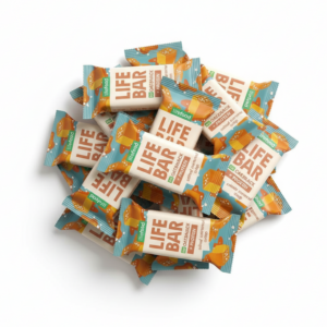 Lifefood Zvýhodněná sada 13 + 2 tyčinky zdarma - Lifebar Oat Snack Protein Salted Caramel Crisp BIO (15 x 40 g) - nutričně vyvážené svačinky
