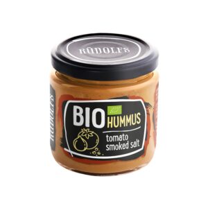 Rudolfs Hummus - pomazánka cizrnová s rajčaty a uzenou solí BIO (180 g)